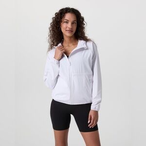 Vuori Renew Trainer Shell in White in size Small